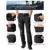 Mens Work Cargo Hiking Pants Waterproof Lightweight Stretch Flex Fishing