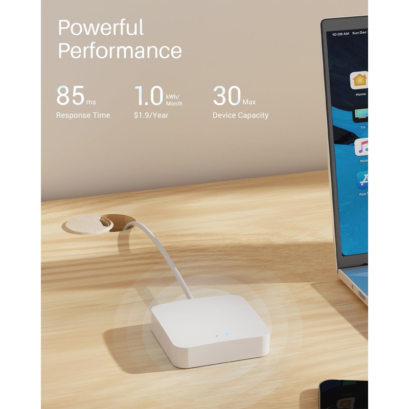 JaeJaes Smart Hub for Alexa Motorized Zebra Shades Smart Gateway,