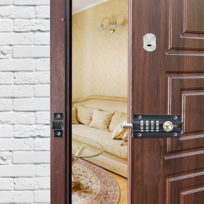 Combination Bolt Lock, Lock Combination Locking Bolt 4 Digit Sliding