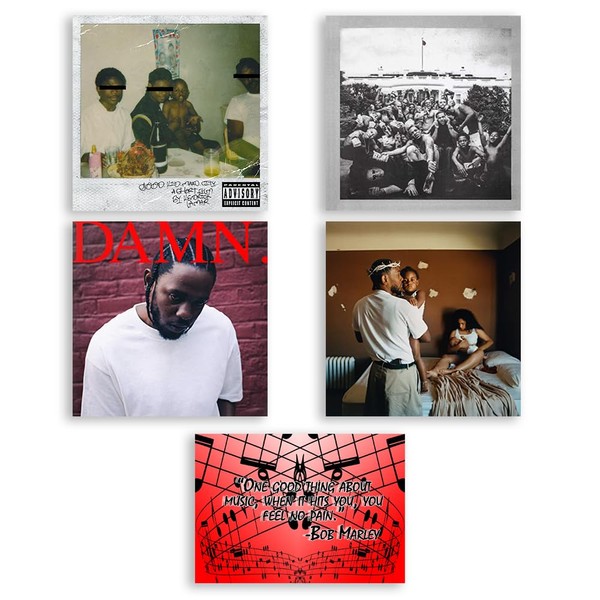 Kendrick Lamar 4 CD Studio Albums (Good Kid, M.A.A.D City