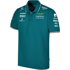 Aston Martin Formula One Team Cognizant F1 2023 Men's Team Polo Shirt Green