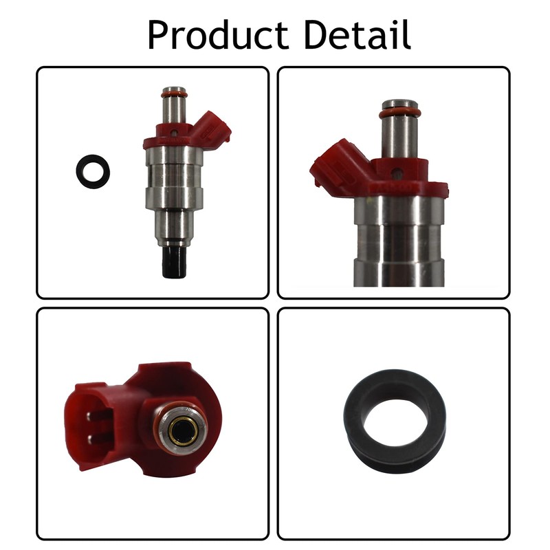 Waltyotur - 4 inyectores de combustible G609-13-250 de repuesto para