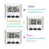 3 Pack 24 Hours Magnetic Kitchen Timers with Digital Alarm
