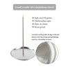 Vertical Skewer Brazilian Barbecue Skewer Stand Stainless Steel Removable Grilling