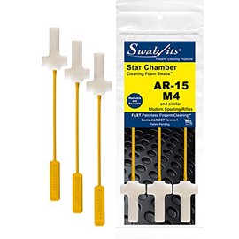 Swab-its Star Chamber Cleaning Foam Swabs - .22cal, .223cal, 5.56mm: 43-5556