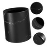 OFFSCH Office Tabletop Trash Bin Marble Garbage Bin Bathroom Bedroom