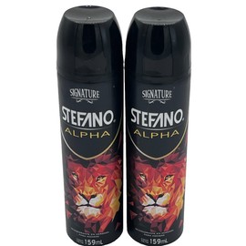 STEFANO ALPHA Aerosol Deodorant FOR MEN 159 ml, from Mexico, 2 PACK