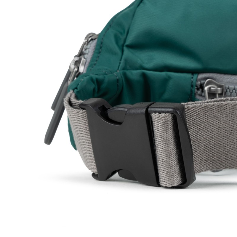 ROKA London Jubilee Sling Bag Recyled Nylon (Teal)