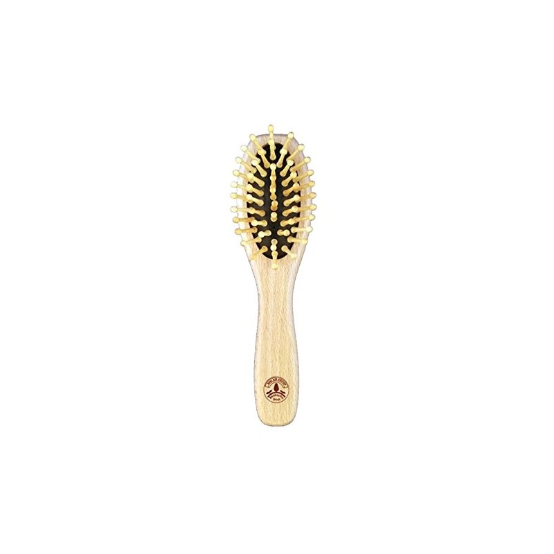 Natural Bamboo Hair Brush for Combing Hair, Massaging Scalp &