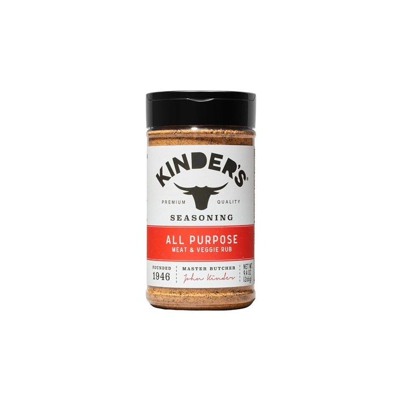 Kinders All Purpose Seasoning Meat and Veggie Rub 9.4 oz