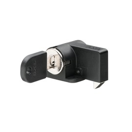 AXA Shimano Rack Fahrrad-Batterieschloss, Schwarz, Nicht zutreffend