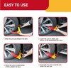 CARTMAN 2-Pack Heavy Duty Universal Trailer Lock Wheel Clamp, Adjustable