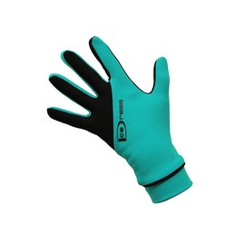 IceDress Two Color Thermal Figure Skating Gloves Sport (Emerald and Black) (CL (10-12)