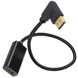 DisplayPort to HDMI Adapter, Uni-Direction DP Male to HDMI Female Converter Cable Support 1920x1080@60Hz (1080p Full HD)/1920x1200 for Laptop, Desktop, HDTV, Monitor, Projector, Display (Left)