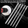 Torx Bit Set Long, 15pcsT10-T30 Magnetic Star Torx Screwdriver Bits,