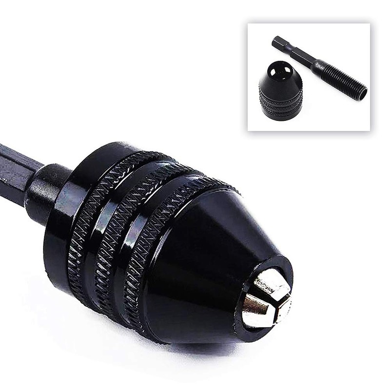 Tomato Palace Mini Drill Chuck Adapter 0.3-6.5mm Keyless Quick Change