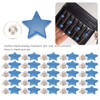 50 Sets Star Shape Rivet Screw Anti‑Rust Clothes Decoration Accessories