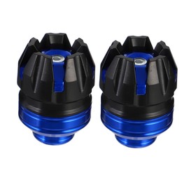 FUNOMOCYA 2PCS Motorbike Collision Accessory Front Fork Slider Crash Protector Durable High Temperature Resistant Reduces Collision Force for Motorcycle Safety