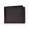Pavia Leo Mens Soft Leather Bi-fold Wallet RFID (Black/Blue)