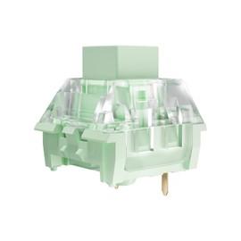 Zhouwang Kailh Box Bamboo Switches,3-Pin 55gf RGB SMD Dustproof Waterproof Pre-lubed Heavy Clicky Switches for MX Mechanical Gaming Keyboard(45Pcs)