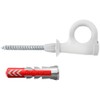 fischer Loop 564173 Set of 25 Eye Hook Screws and