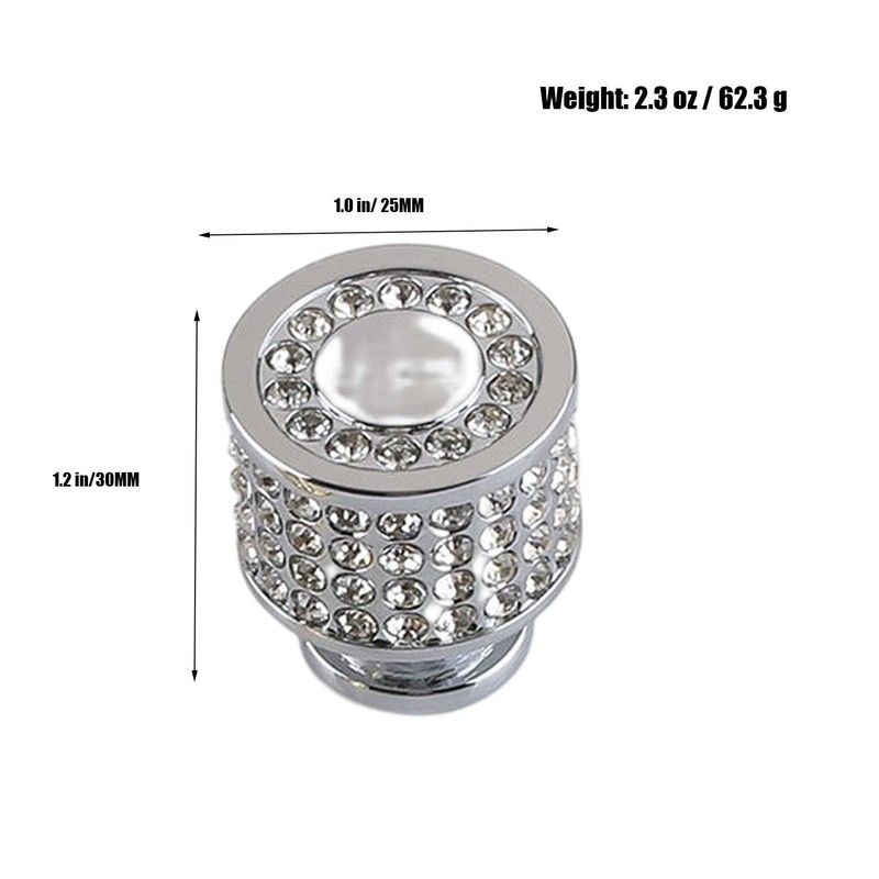 FAYZSOWSR 4PCS Cabinet Pulls, Dresser Pulls Single Hole Silver Gold