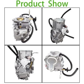 Carburetor Carb with Intake Boot Replacement for Yamaha Big Bear 350 YFM350 Kodiak YFM400 Moto 4