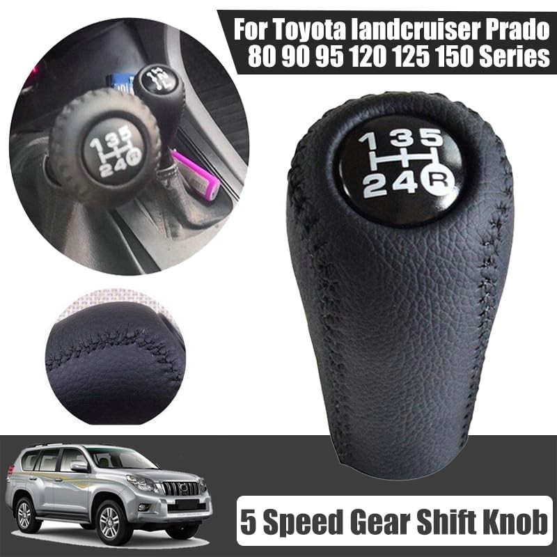 AIMALL Gear Shift Knob Suitable for Toyota Landcruiser Prado 80