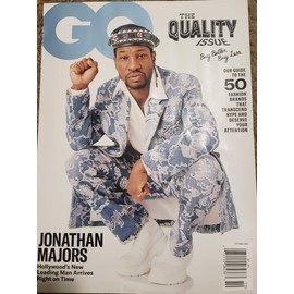 GQ Magazine October 2020 - Jonathan Majors cover