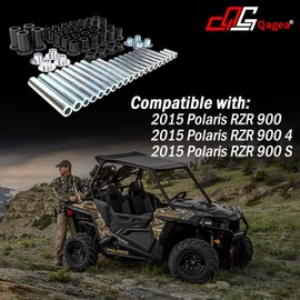 Heavy Duty A-Arm UHMW Control Arm Bushing Kit Replacement for 2015 Polaris RZR 900/900 4/900 S Replace AAB-P-RZR900-K2-003 CT-05