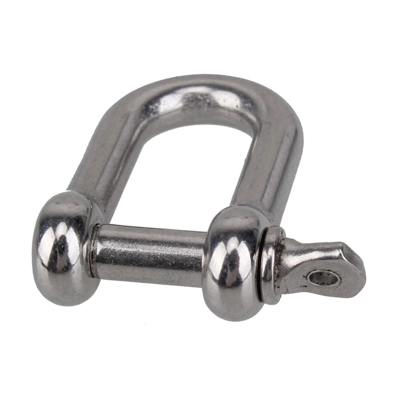 CNBTR M6 Chain D Rigging Fastener Shackle 1/4inch 304 Stainless