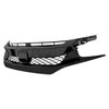 CABOHON Front Bumper Upper Grille For 2016-2018 Honda Civic Glossy