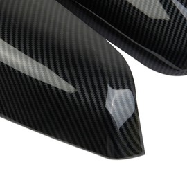 Korlot Carbon Fiber Side Door Mirror Cover Molding Trim for GMC Terrain 2018-2024