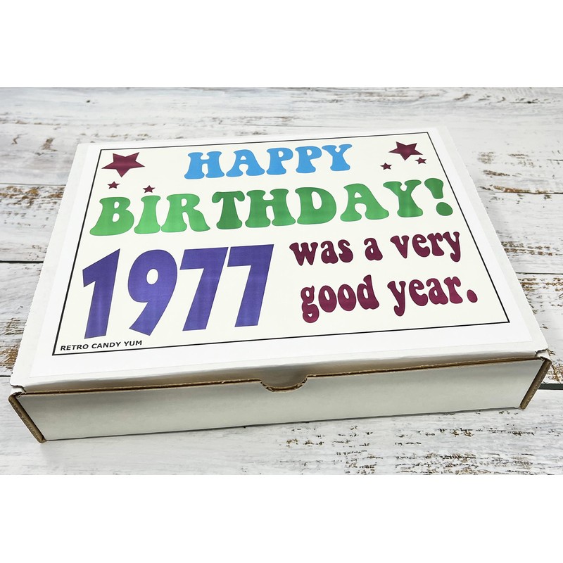 RETRO CANDY YUM ~1977 48th Birthday Gift Box Classic Nostalgic