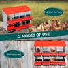 Chicken Nesting Boxes, 8 Compartments Metal Hens Egg Laying Box