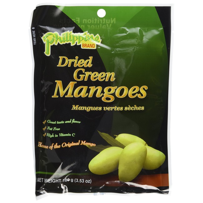 Philippine Brand Dried Green Mangoes 100g (2 packs)