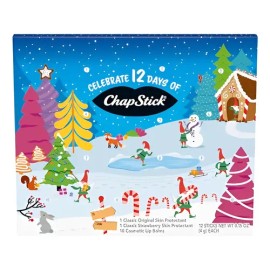 Set De Regalo De Bálsamo Labial Con Calendario De Adviento D