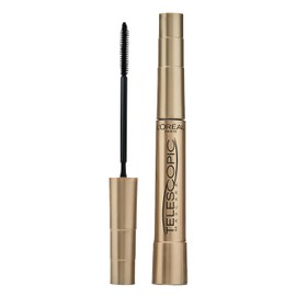 LOréal Paris - Máscara alargadora original telescópica Makeup, color negro y marrón, 0.27 onzas líquidas                                              