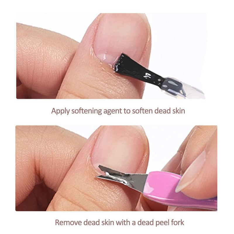 Cuticle knife Trimmer, 24 Pack Cuticle ForkTrimmer Nail Cuticle Remover