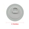 6 Pieces D Rings Patch for PVC Inflatable Boat Canoe