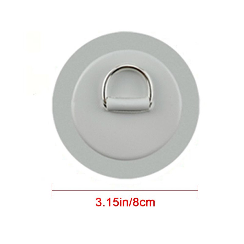 6 Pieces D Rings Patch for PVC Inflatable Boat Canoe