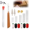 SEAHUI 37PCS Sewing Tool Set, Needles Thread Hand Repair Tools,