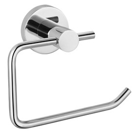 Toilet Paper Holder, Premium 304 Stainless Steel Paper Towel Holder, Toilet Paper Roll Dispenser Bathroom 5.5" TP Holder for Kitchen Washroom (Chrome)