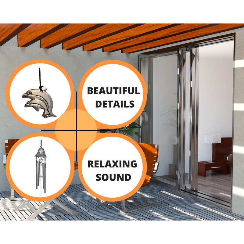 SusggO Metal Wind Chime Wind Chimes Wind Chime Garden Window