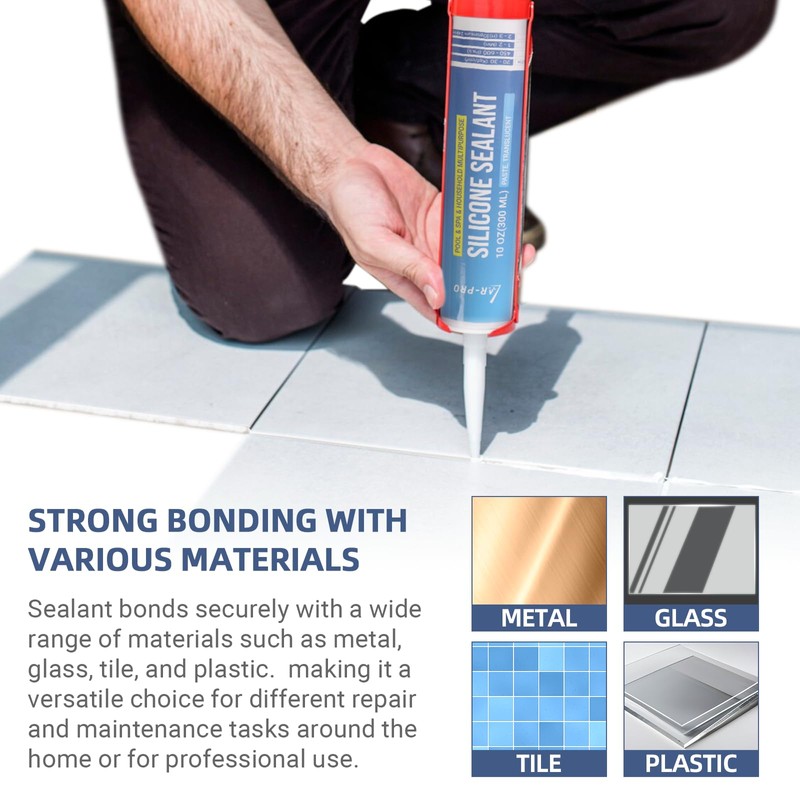 AR-PRO (2 Pack) 706A Translucent Silicone Sealant - 2 x