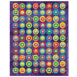 Eureka Space Themed Small Sticker Reward Chart for Kids, 736pcs, 5'' x 6''