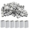 BokWin 1/8 Inch (3mm) Aluminum Cable Crimp Sleeves, 120-Pack