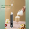 Electric Egg Beater Portable Multi Gears Milk Frother Rechargeable Kitchen