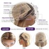 30 Inch Ombre Balayage Blonde Wig Human Hair Lace Front