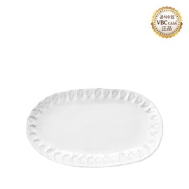VBC Casa Incanto Curl Oval Plate 31x18cm / 브이비씨까사 인칸토 컬 오벌접시 31x18cm
